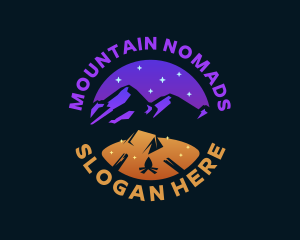 Mountain Camp Trekking logo design