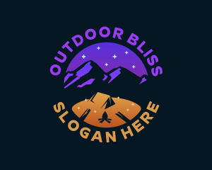 Mountain Camp Trekking logo design