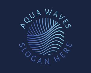 Blue Waves Technology logo design