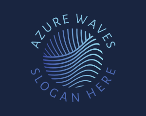 Blue Waves Technology logo design