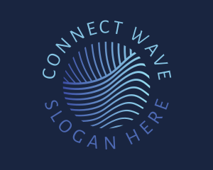 Blue Waves Technology logo design