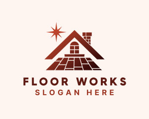 House Floor Tile logo design