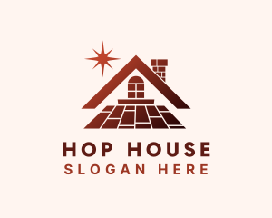 House Floor Tile logo design