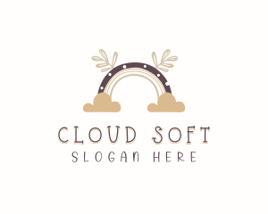 Postnatal Rainbow Cloud logo design