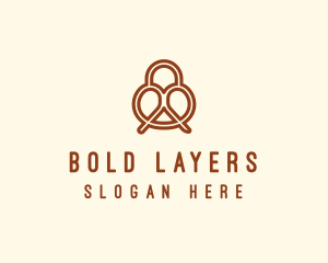 Pretzel Bread Bakery  logo design