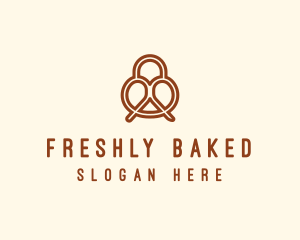 Pretzel Bread Bakery  logo design