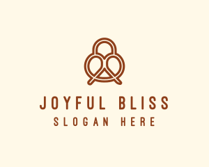 Pretzel Bread Bakery  logo design