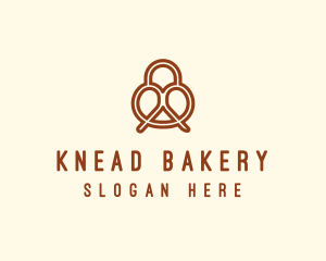 Pretzel Bread Bakery  logo design