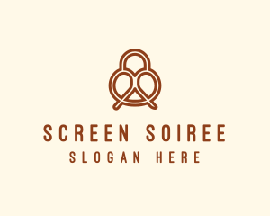 Pretzel Bread Bakery  logo design