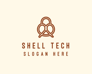 Pretzel Bread Bakery  logo design