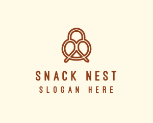 Pretzel Bread Bakery  logo design