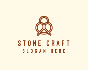 Pretzel Bread Bakery  logo design