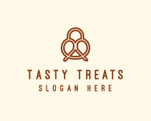 Pretzel Bread Bakery  logo design