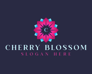 Flower Beauty Petals logo design