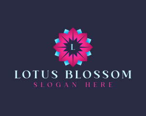 Flower Beauty Petals logo design