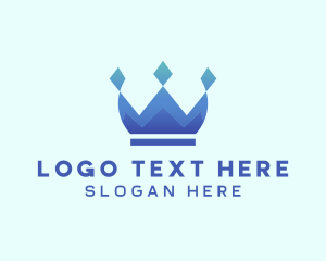 Elegant Diamond Crown logo