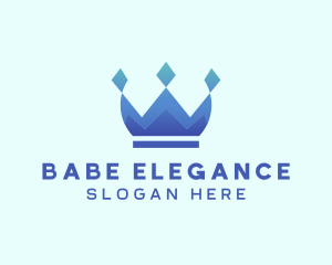 Elegant Diamond Crown logo design