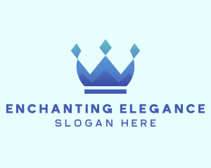 Elegant Diamond Crown logo design