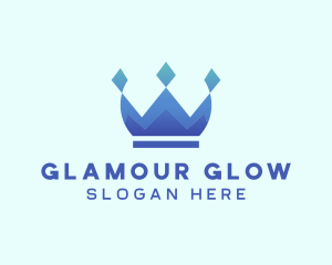 Elegant Diamond Crown logo