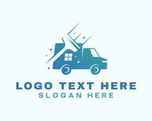 Cleaning Squeegee Van logo