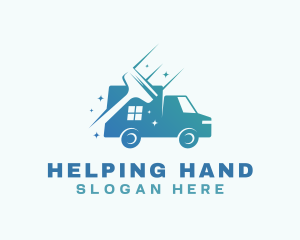 Cleaning Squeegee Van Logo
