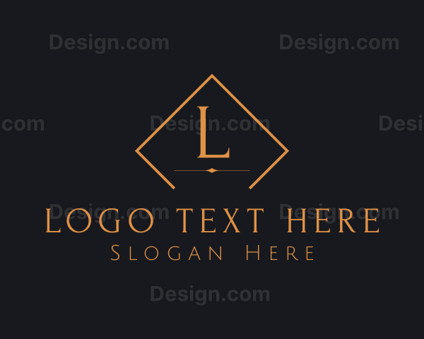 Luxurious Wedding Event Planner Logo