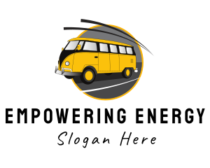 Yellow Kombi Van Logo