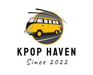 Yellow Kombi Van logo design