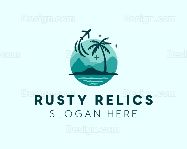 Beach Island Tourism Logo