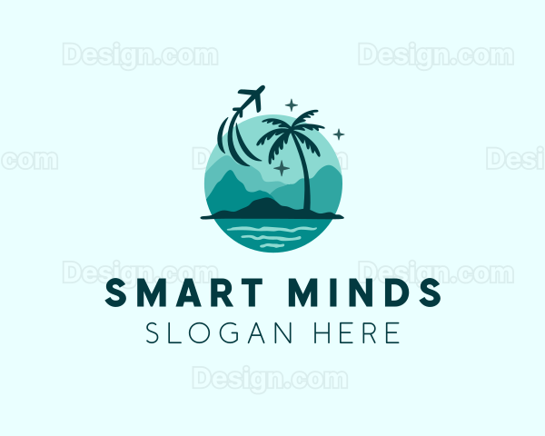 Beach Island Tourism Logo