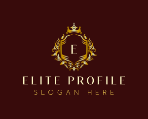 Premium Crown Shield logo design