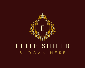 Premium Crown Shield logo design