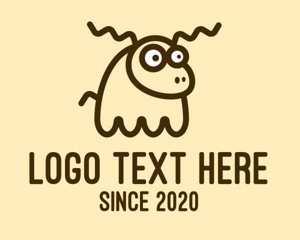 Deer Horns logo example 2