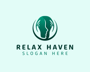 Relaxation Massage Therapy logo design