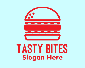 Red Burger Restaurant  logo design