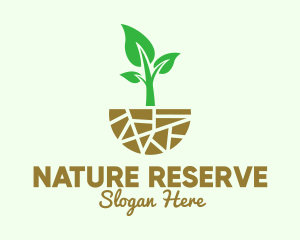 Natural Organic Gardening   logo design