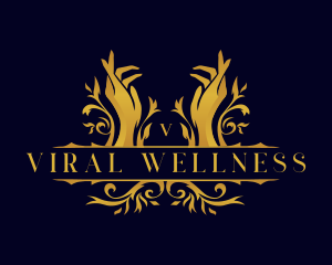 Hand Beauty Wellness logo design