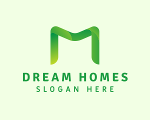 Green Letter M Logo