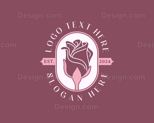 Rose Flower Bloom Logo