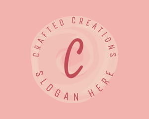 Feminine Watercolor Circle logo design