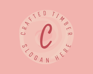 Feminine Watercolor Circle logo design