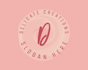 Feminine Watercolor Circle logo design