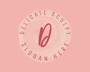 Feminine Watercolor Circle logo design