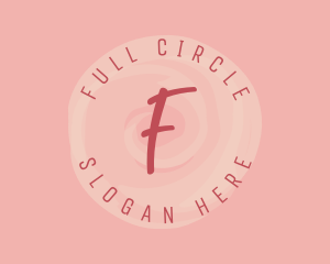 Feminine Watercolor Circle logo design