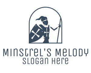 Medieval Knight Armor logo design