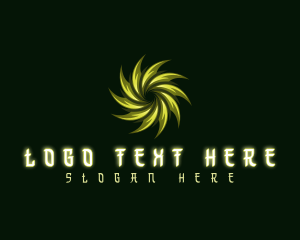 Shuriken Blade Swirl Logo