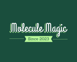 Green Magical Script logo design