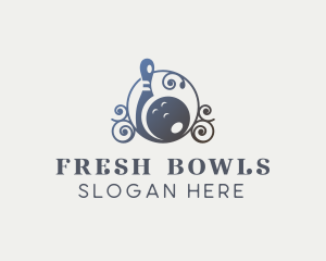 Bowling Sports Tournament logo design