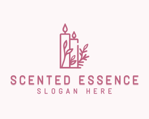 Organic Scented Candle logo design