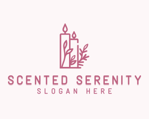 Organic Scented Candle logo design